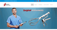 Desktop Screenshot of organsurgical.com