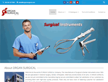 Tablet Screenshot of organsurgical.com